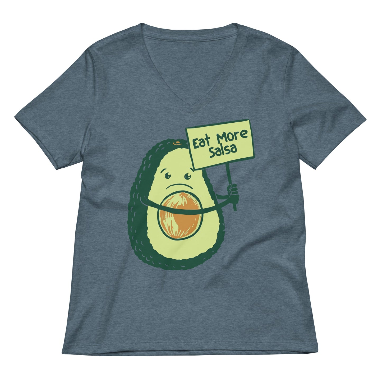 Eat More Salsa Women's V-Neck Tee