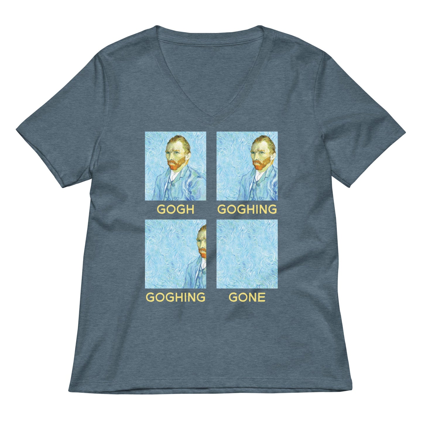 Goghing Goghing Gone Women's V-Neck Tee
