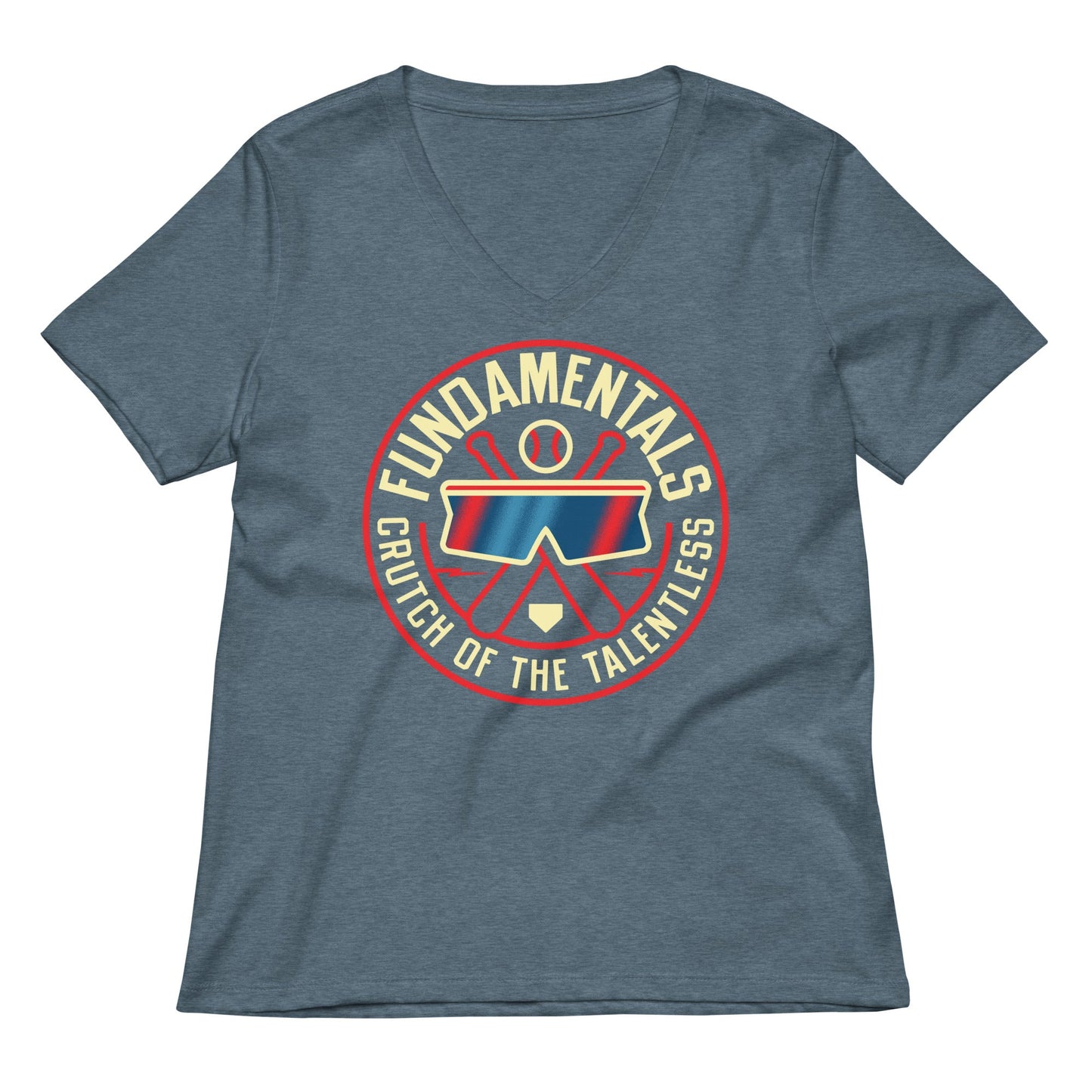 Fundamentals Crutch Of The Talentless Women's V-Neck Tee