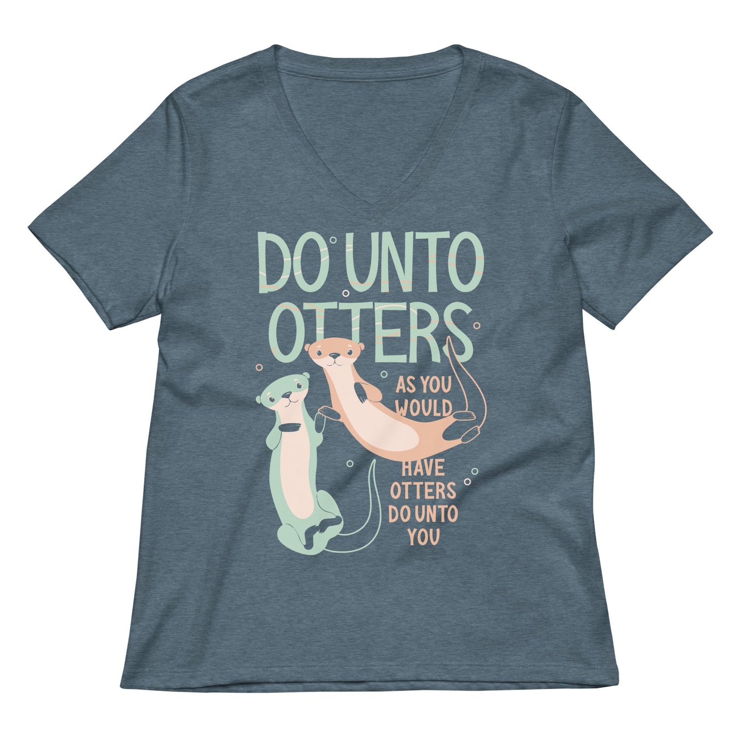 Do Unto Otters Women's V-Neck Tee