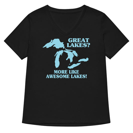 Great Lakes? Women's V-Neck Tee