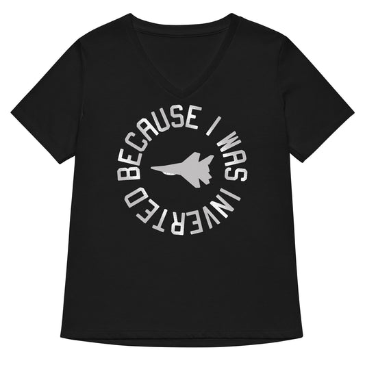 Because I Was Inverted Women's V-Neck Tee