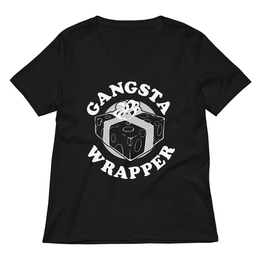 Gangsta Wrapper Women's V-Neck Tee