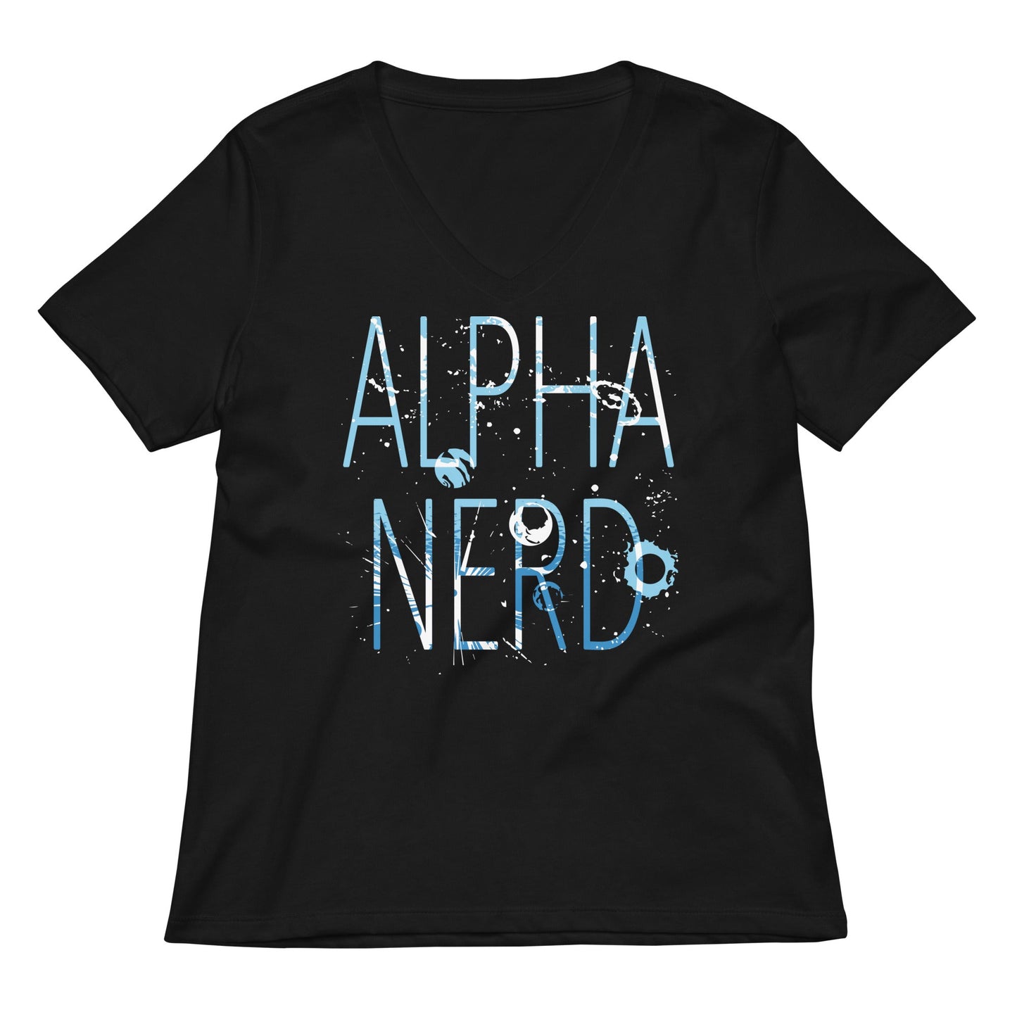 Alpha Nerd Women's V-Neck Tee