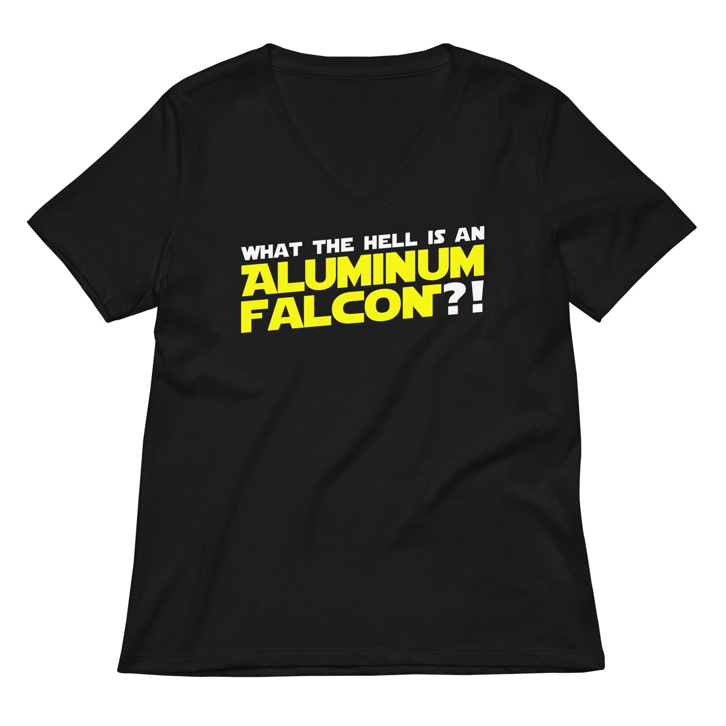 Aluminum Falcon Women's V-Neck Tee