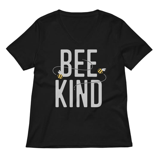 Bee Kind Women's V-Neck Tee