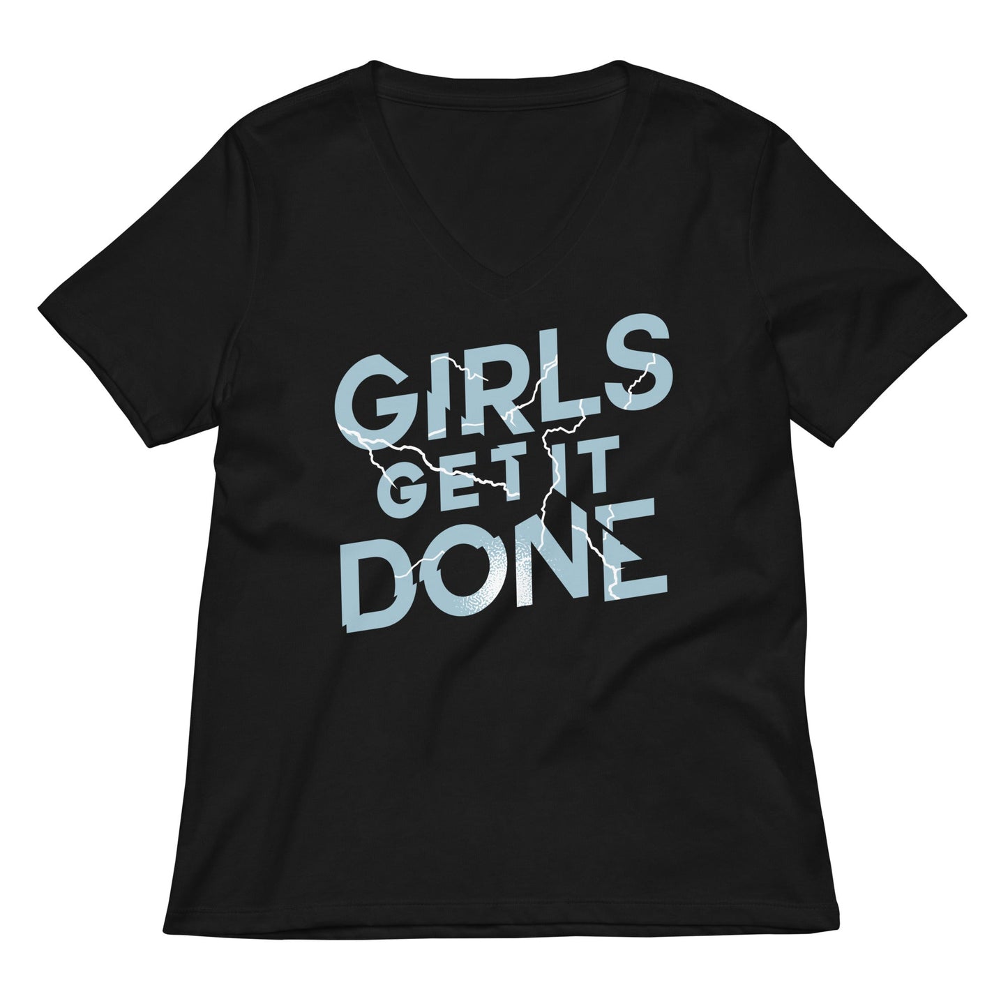 Girls Get It Done Women's V-Neck Tee