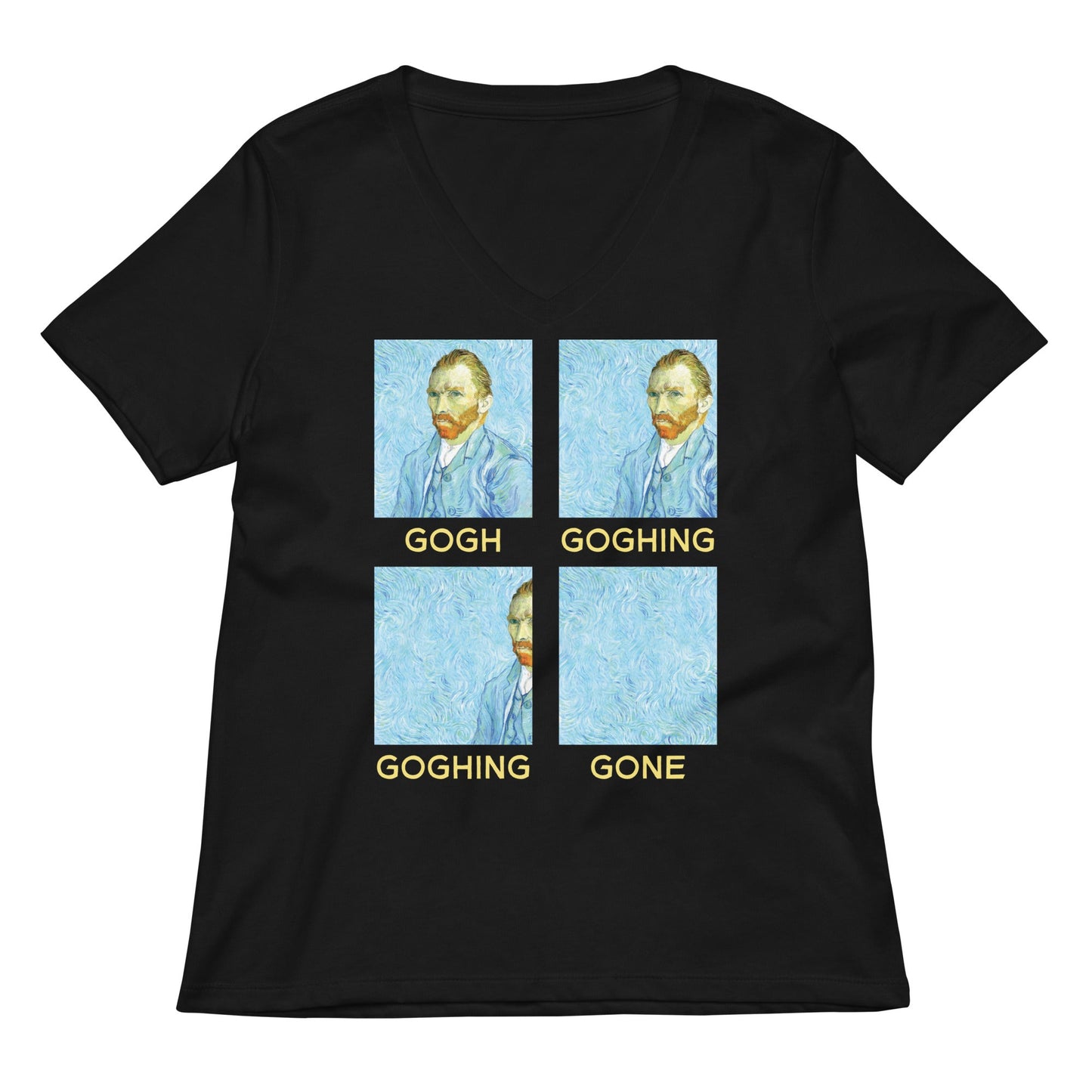 Goghing Goghing Gone Women's V-Neck Tee