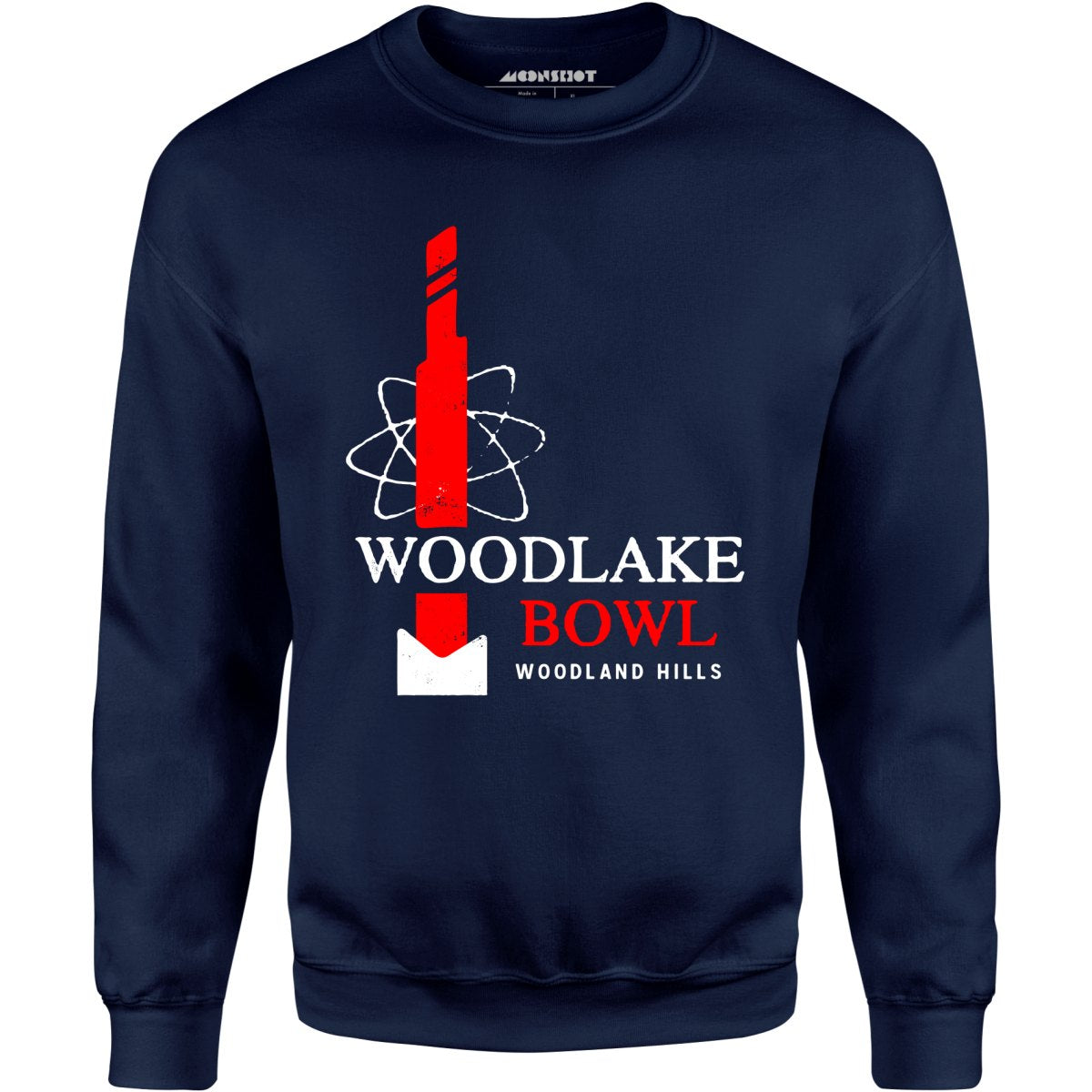 Woodlake Bowl - Woodland Hills, CA - Vintage Bowling Alley - Unisex Sweatshirt