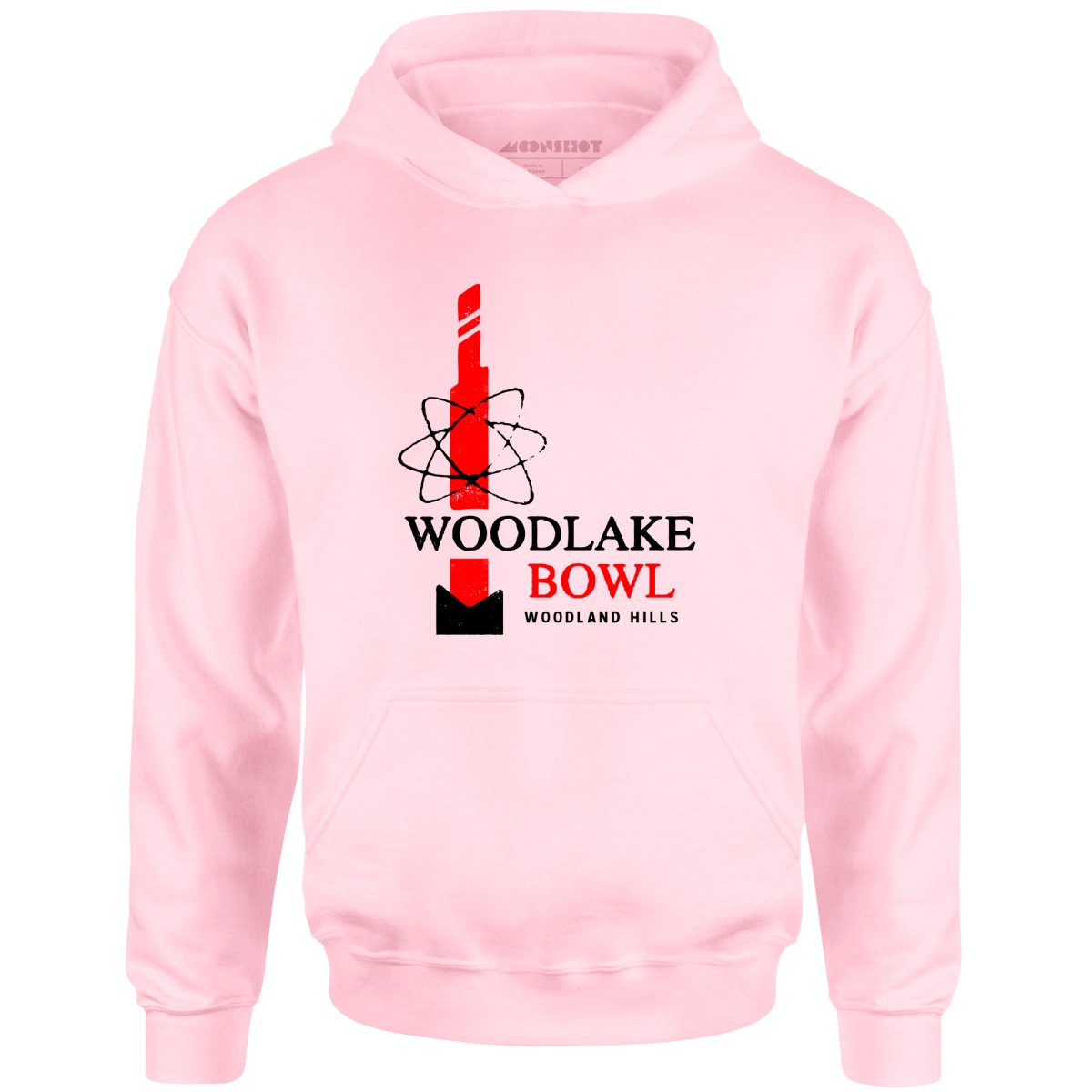 Woodlake Bowl - Woodland Hills, CA - Vintage Bowling Alley - Unisex Hoodie