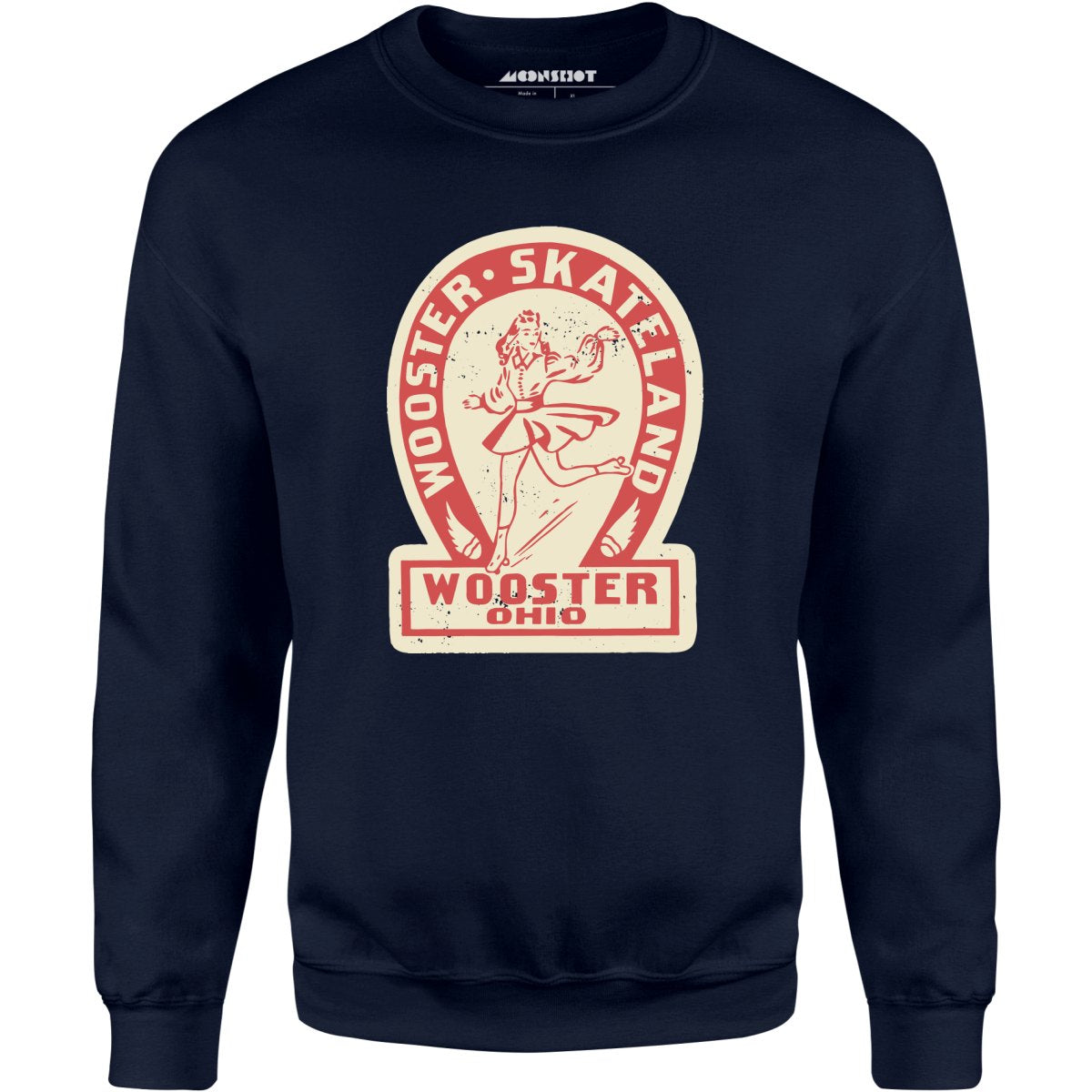 Wooster Skateland - Wooster, OH - Vintage Roller Rink - Unisex Sweatshirt