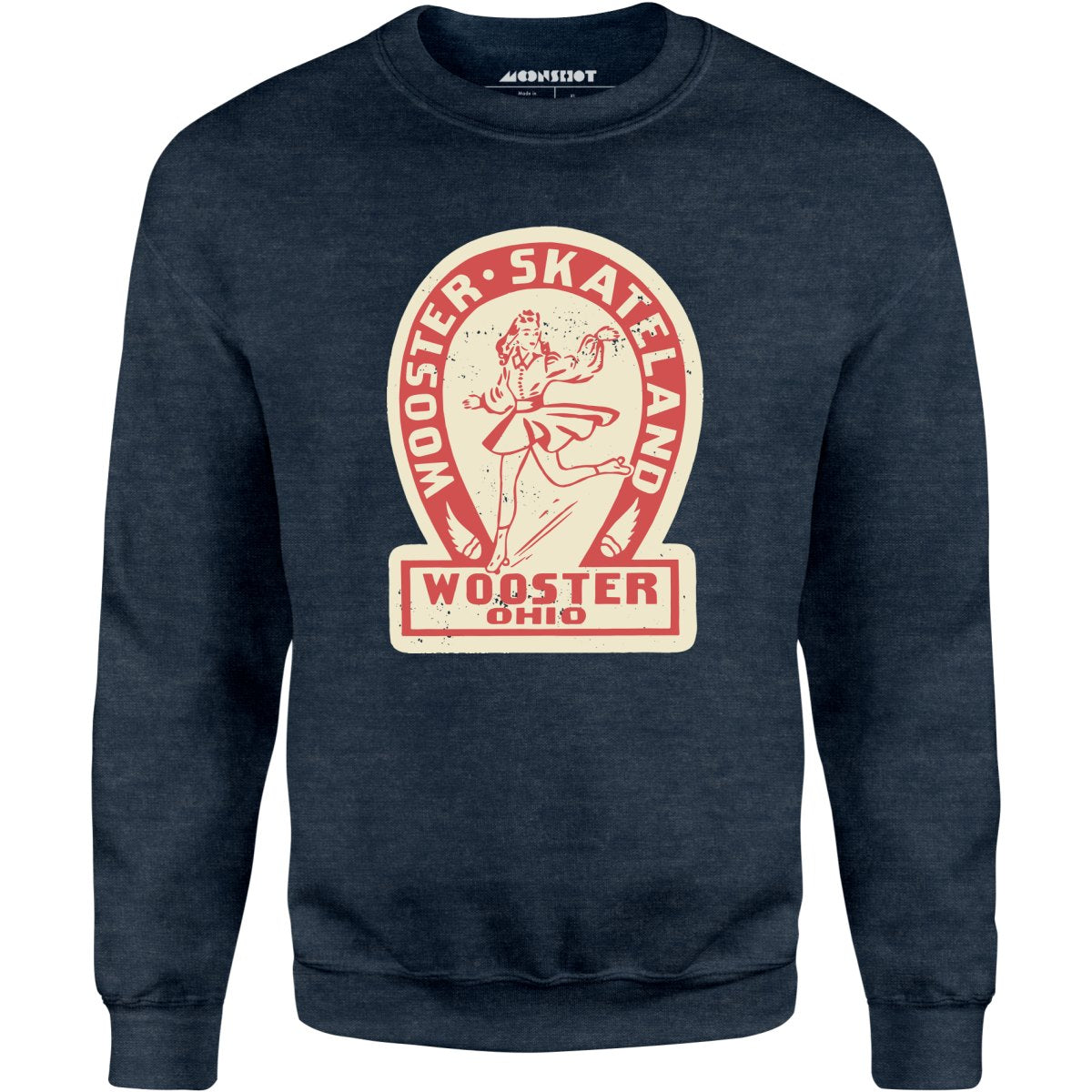 Wooster Skateland - Wooster, OH - Vintage Roller Rink - Unisex Sweatshirt
