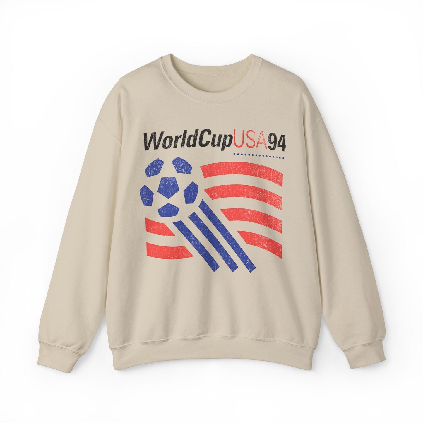 Retro World Cup USA 94 Soccer Sweatshirt.