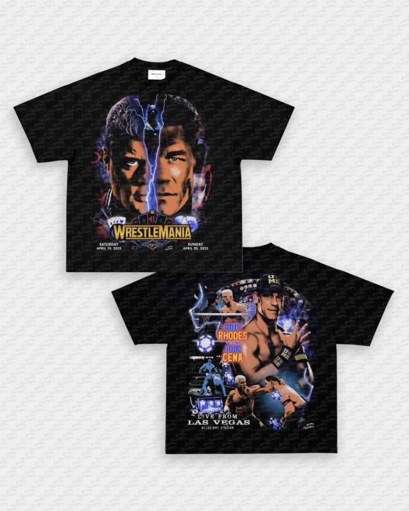 WRESTLEMANIA 41 V2 TEE - [DS] - clothing by TeeHivey.com (Image 1)