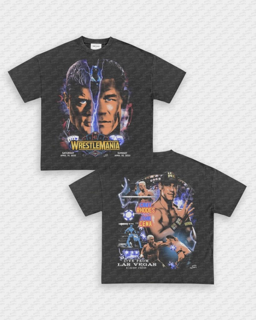 WRESTLEMANIA 41 V2 TEE - [DS] - clothing by TeeHivey.com (Image 4)
