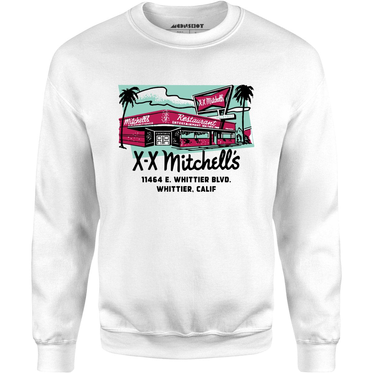 X-X Mitchell's - Whittier, CA - Vintage Restaurant - Unisex Sweatshirt