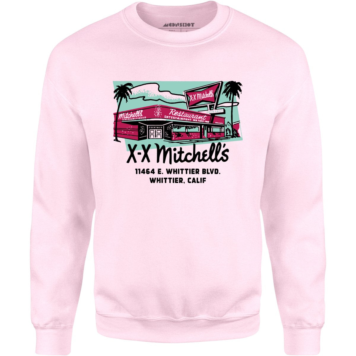 X-X Mitchell's - Whittier, CA - Vintage Restaurant - Unisex Sweatshirt
