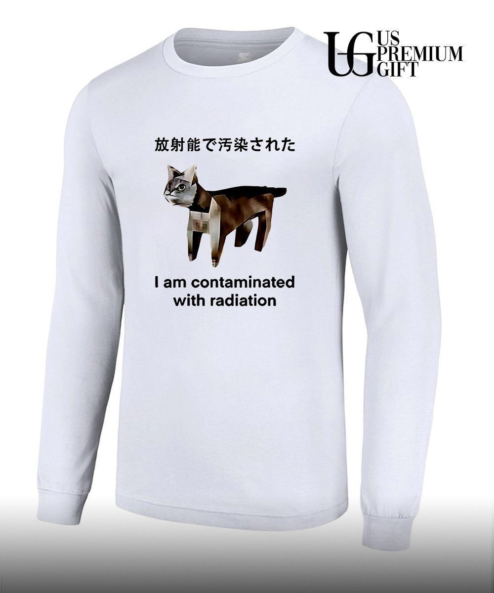 I am Contaminated With Radiation Cat Japan shirt