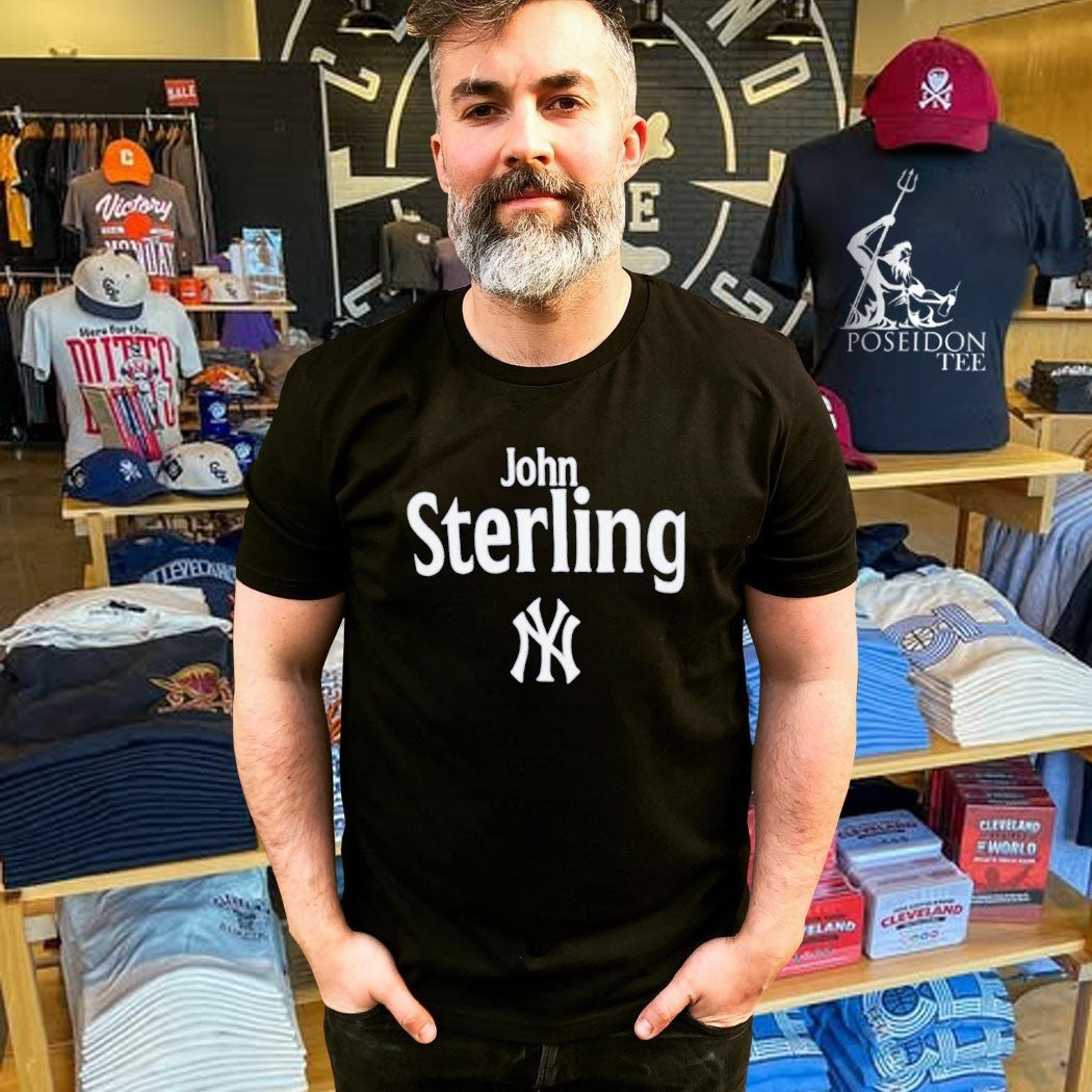 Yankees Memorial Patch For Voice John Sterling T-shirt