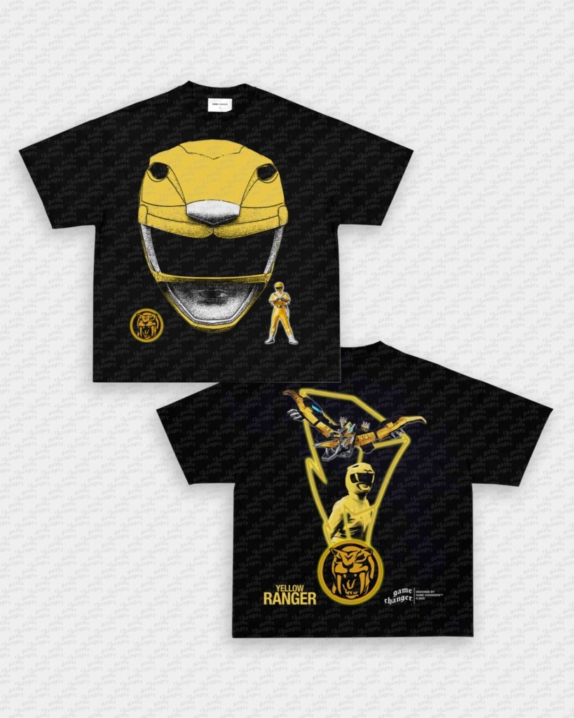 YELLOW RANGER TEE - [DS] - clothing by TeeHivey.com (Image 1)