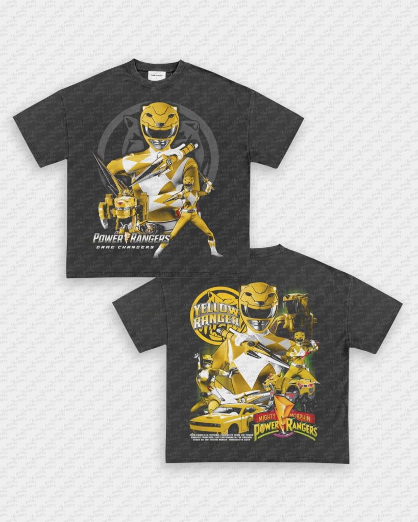 YELLOW RANGER V2 TEE - [DS] - clothing by TeeHivey.com (Image 4)