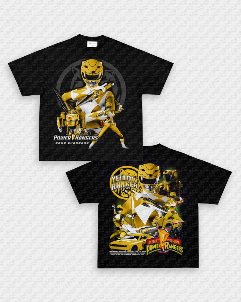 YELLOW RANGER V2 TEE - [DS] - clothing by TeeHivey.com (Image 5)