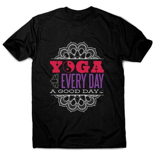 Yoga everyday - men's funny premium t-shirt