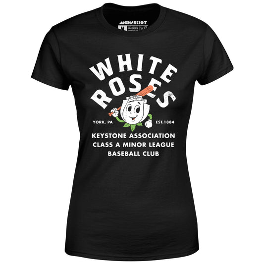 York White Roses - Pennsylvania - Vintage Defunct Baseball Teams - Women's T-Shirt