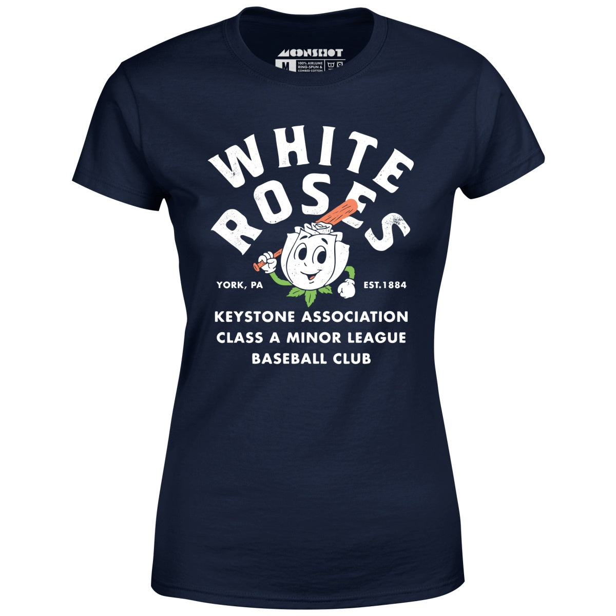 York White Roses - Pennsylvania - Vintage Defunct Baseball Teams - Women's T-Shirt