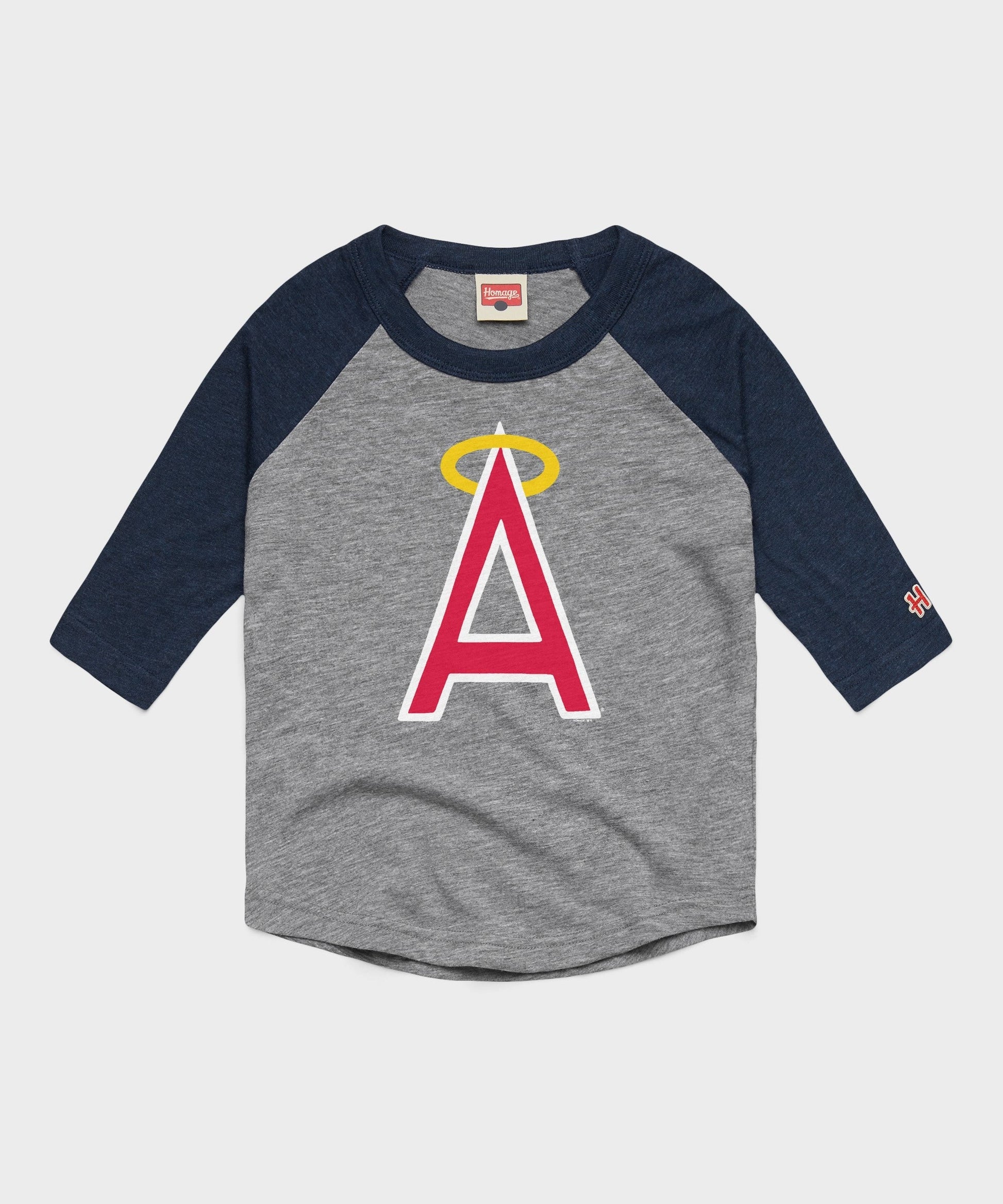 Youth California Angels Cap Logo '72 Raglan