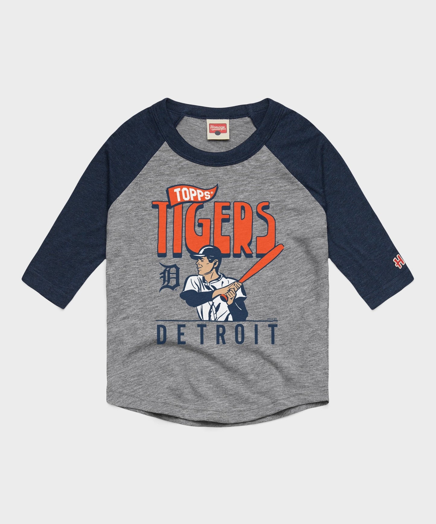 Youth MLB x Topps Detroit Tigers Raglan