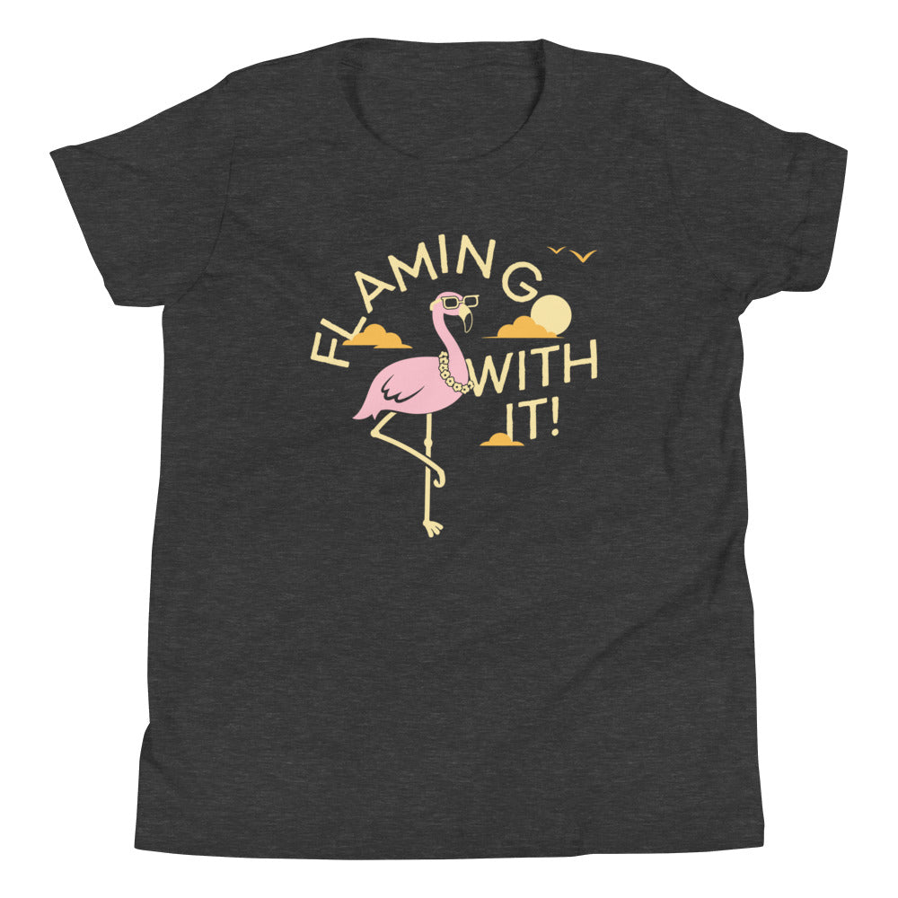 Flamingo With It Kid's Youth Tee