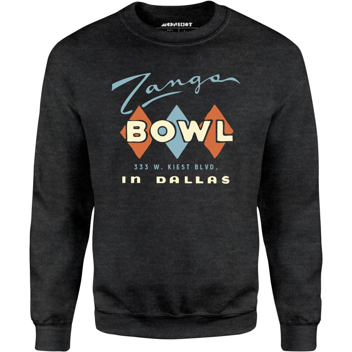Zangs Bowl - Dallas, TX - Vintage Bowling Alley - Unisex Sweatshirt