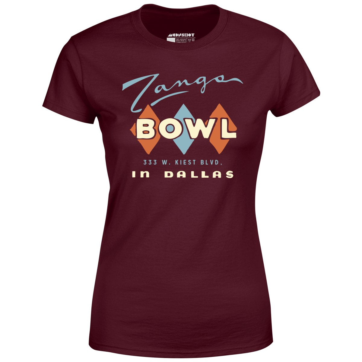 Zangs Bowl - Dallas, TX - Vintage Bowling Alley - Women's T-Shirt