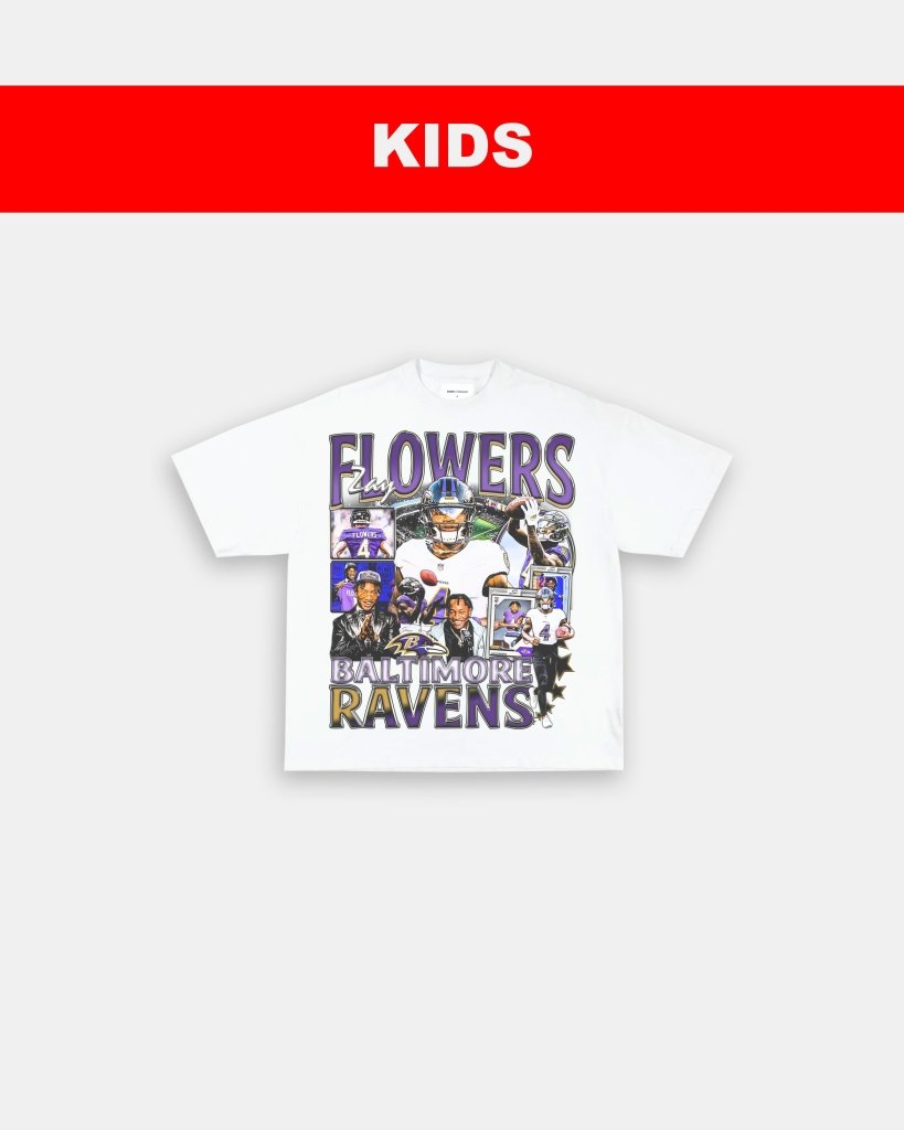 ZAY FLOWERS - KIDS TEE - clothing by TeeHivey.com (Image 4)