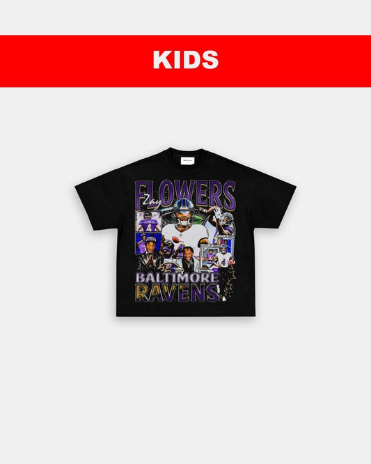 ZAY FLOWERS - KIDS TEE - clothing by TeeHivey.com (Image 1)