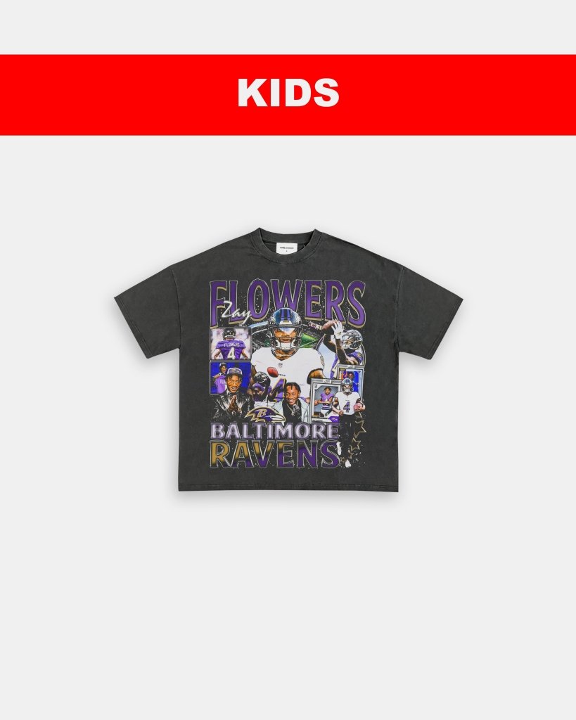 ZAY FLOWERS - KIDS TEE - clothing by TeeHivey.com (Image 3)