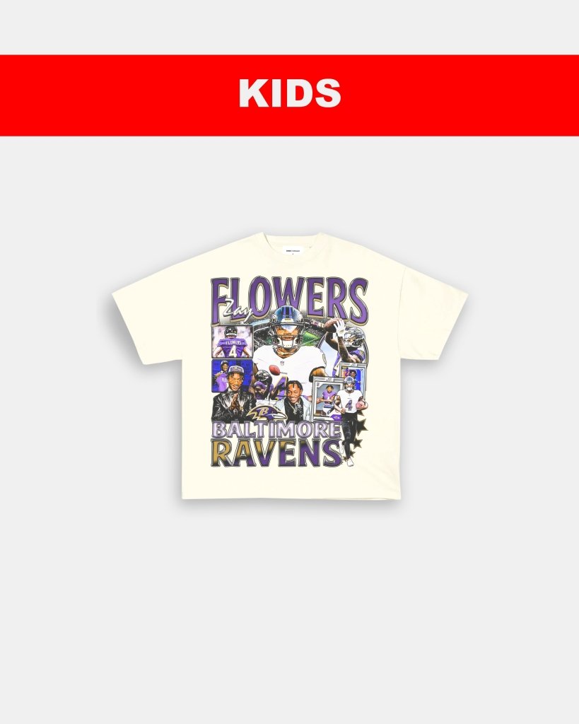 ZAY FLOWERS - KIDS TEE - clothing by TeeHivey.com (Image 2)