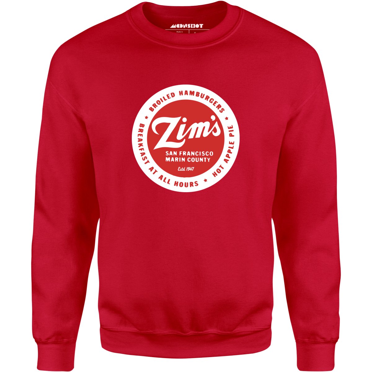 Zim's Hamburgers - San Francisco, CA - Vintage Restaurant - Unisex Sweatshirt