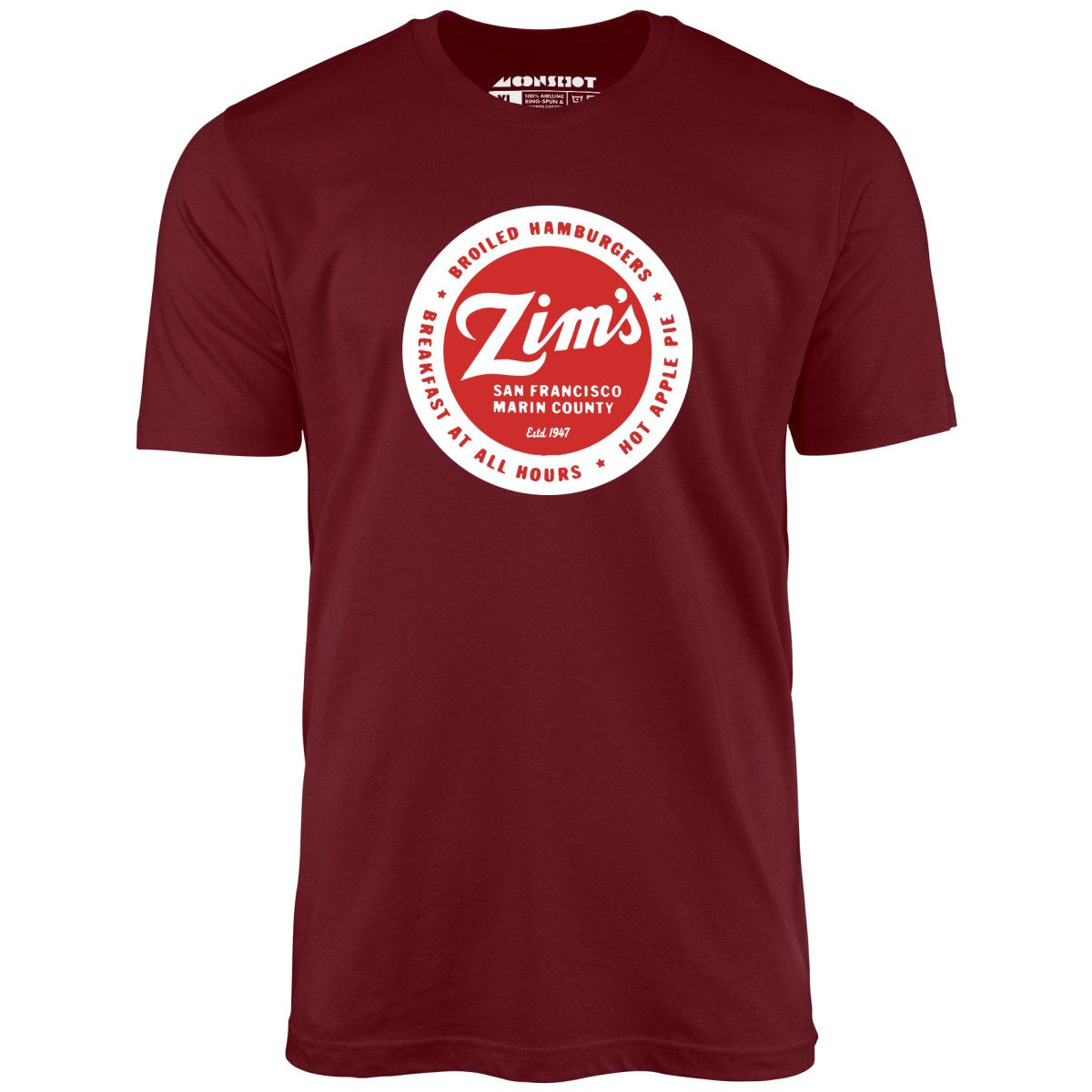 Zim's Hamburgers - San Francisco, CA - Vintage Restaurant - Unisex T-Shirt