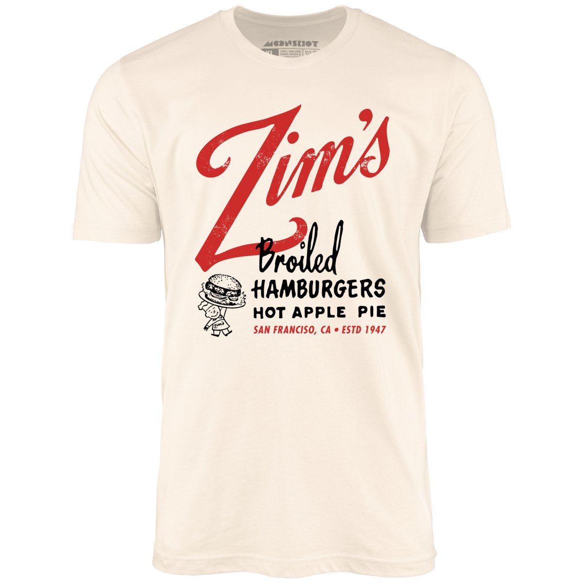 Zim's Hamburgers v1 - San Francisco, CA - Vintage Restaurant - Unisex T-Shirt