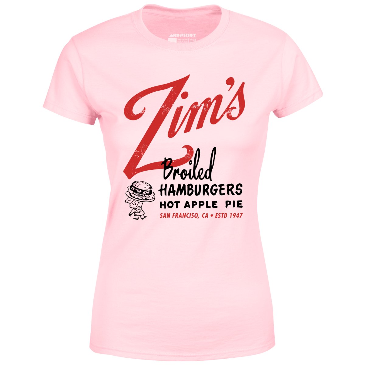 Zim's Hamburgers v1 - San Francisco, CA - Vintage Restaurant - Women's T-Shirt