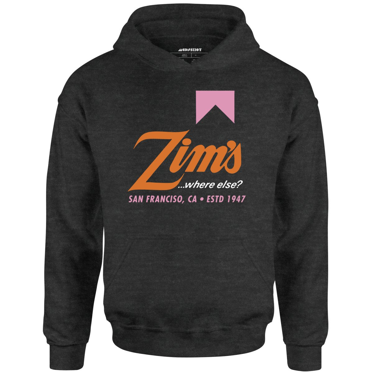 Zim's Hamburgers v3 - San Francisco, CA - Vintage Restaurant - Unisex Hoodie