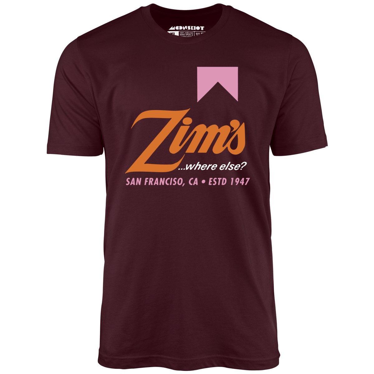 Zim's Hamburgers v3 - San Francisco, CA - Vintage Restaurant - Unisex T-Shirt