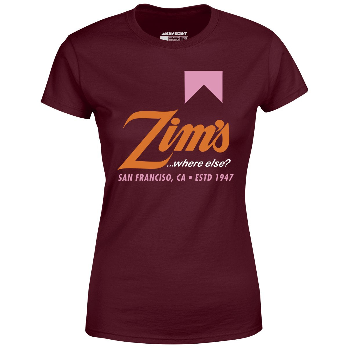 Zim's Hamburgers v3 - San Francisco, CA - Vintage Restaurant - Women's T-Shirt