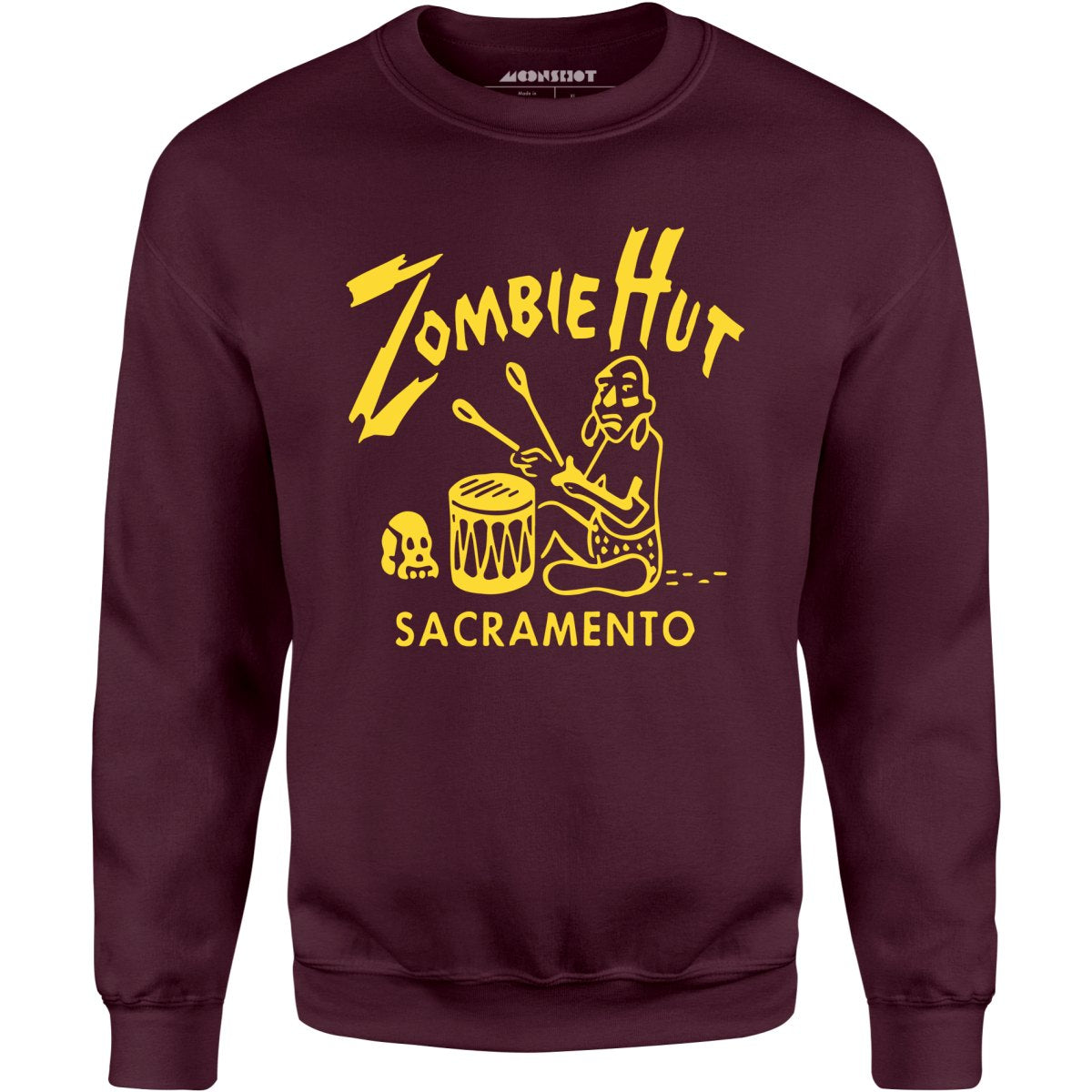 Zombie Hut - Sacramento, CA - Vintage Tiki Bar - Unisex Sweatshirt